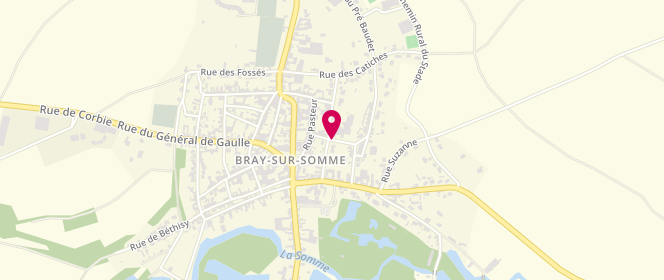 Plan de Accueil de loisirs Bray Sur Somme, Rue de la Gare, 80340 Bray-sur-Somme