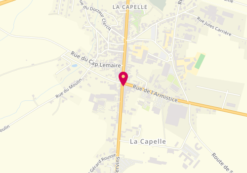 Plan de Accueil de loisirs La Capelle, 34 Rue du Général de Gaulle, 02260 La Capelle