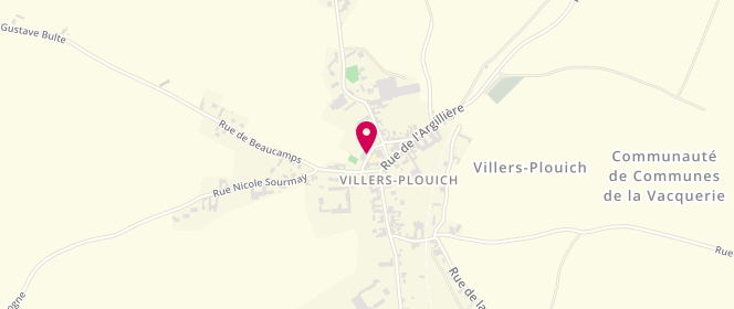 Plan de Accueil périscolaire Multi-Sites : Site De Villers-Plouich, Rue Jules Ferry, 59231 Villers-Plouich