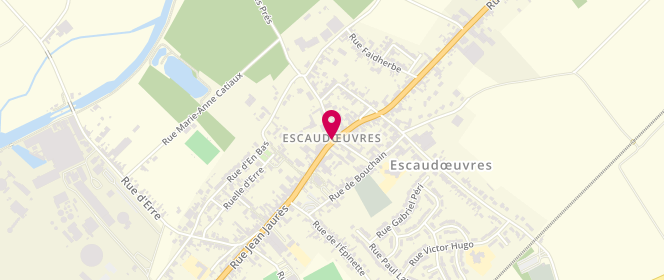 Plan de Centre Benoit Frachon, 221 Rue Jean Jaurès, 59161 Escaudœuvres