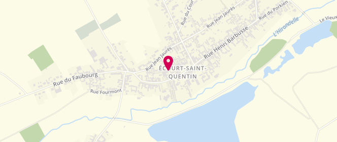 Plan de Accueil de loisirs Ecourt saint Quentin - Pôle Enfance, 25 Rue Henri Barbusse, 62860 Écourt-Saint-Quentin