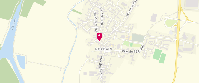 Plan de Accueil de loisirs d'Hordain, 11 Grand Place, 59111 Hordain