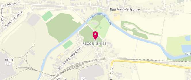 Plan de Mairie de Recquignies, Place de la République, 59245 Recquignies