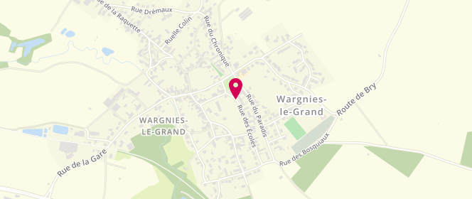 Plan de Mairie de Wargnies-Le-Grand, 7 Rue des Écoles, 59144 Wargnies-le-Grand