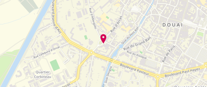 Plan de Association des Paralysés de France, 429 Rue d'Arras, 59500 Douai