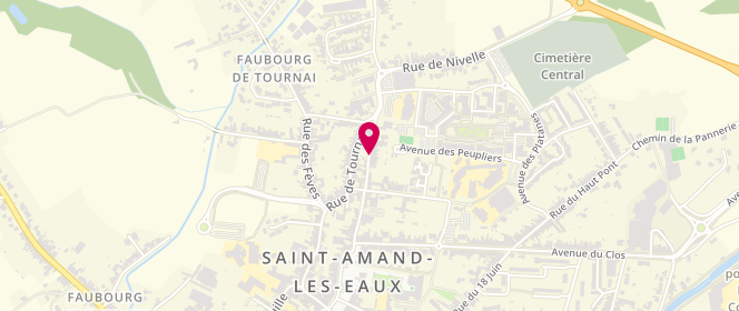 Plan de Eclaireurs Neutres de France - Groupe Paul-Emile Victor, 51 Rue de Rivoli, 59230 Saint-Amand-les-Eaux