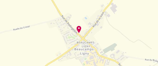Plan de Association des Loisirs Educatifs de Beaucamps-Ligny, 5 Rue de Radinghem, 59134 Beaucamps-Ligny